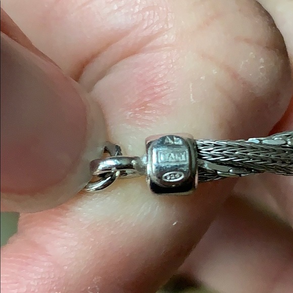 Sterling Silver Twisted Mesh Bracelet - Picture 6 of 6